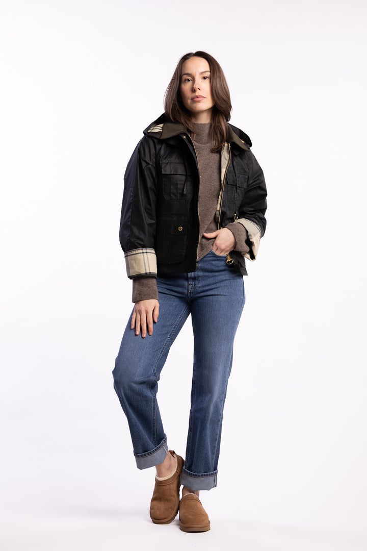 Liza Wax- Olive/Black