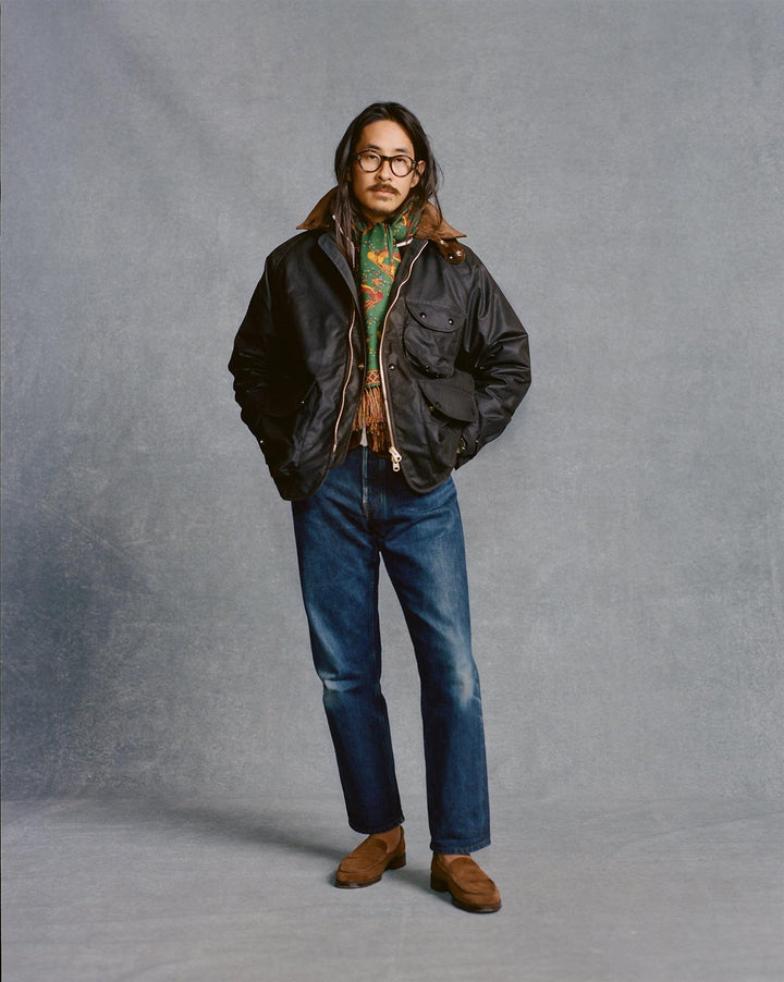 14,2 Oz 5-Pocket Mid-Waist Japanese Selvedge Denim Stone Wash
