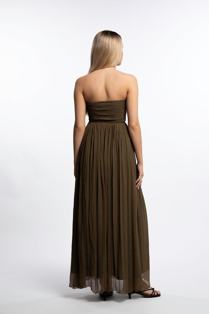 Amalfi Dress- Dark Olive