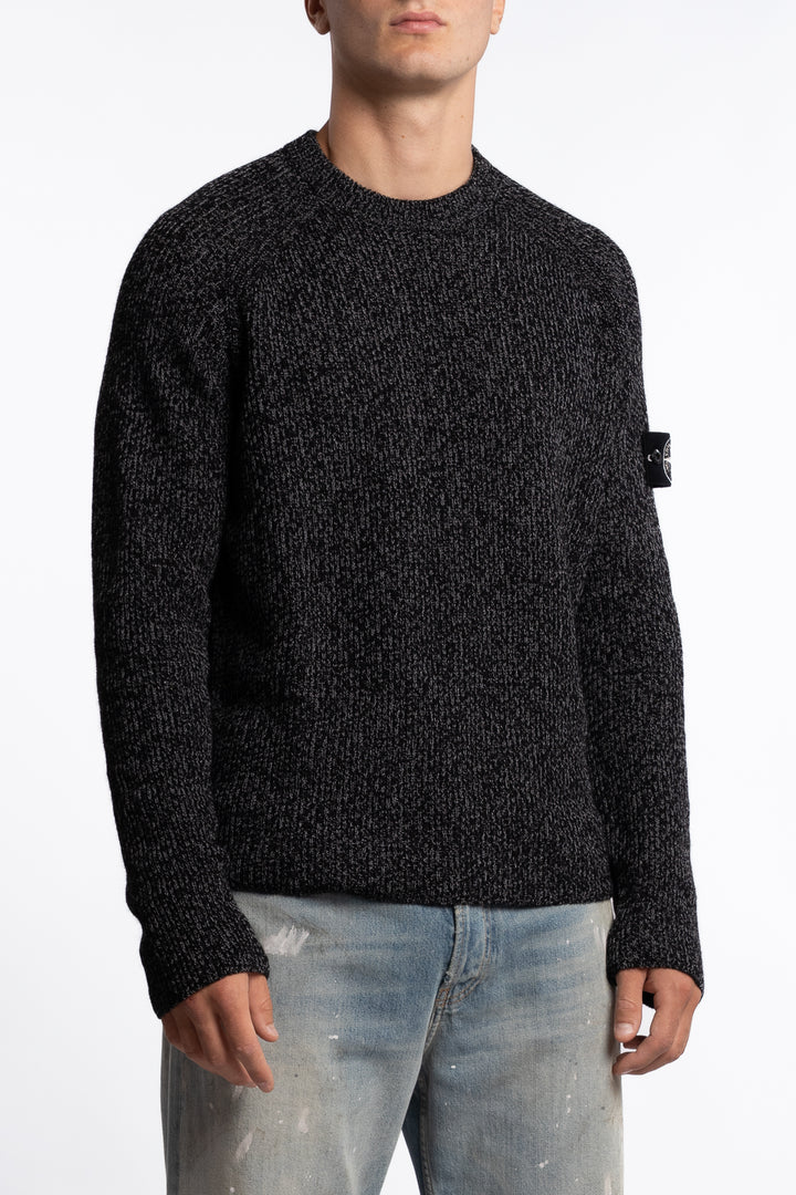 5100026 Knit Reflective Black Melange