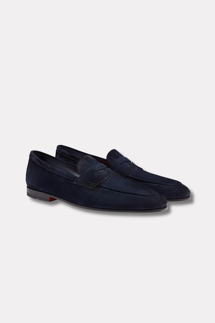 Carlo Loafer Blue Suede