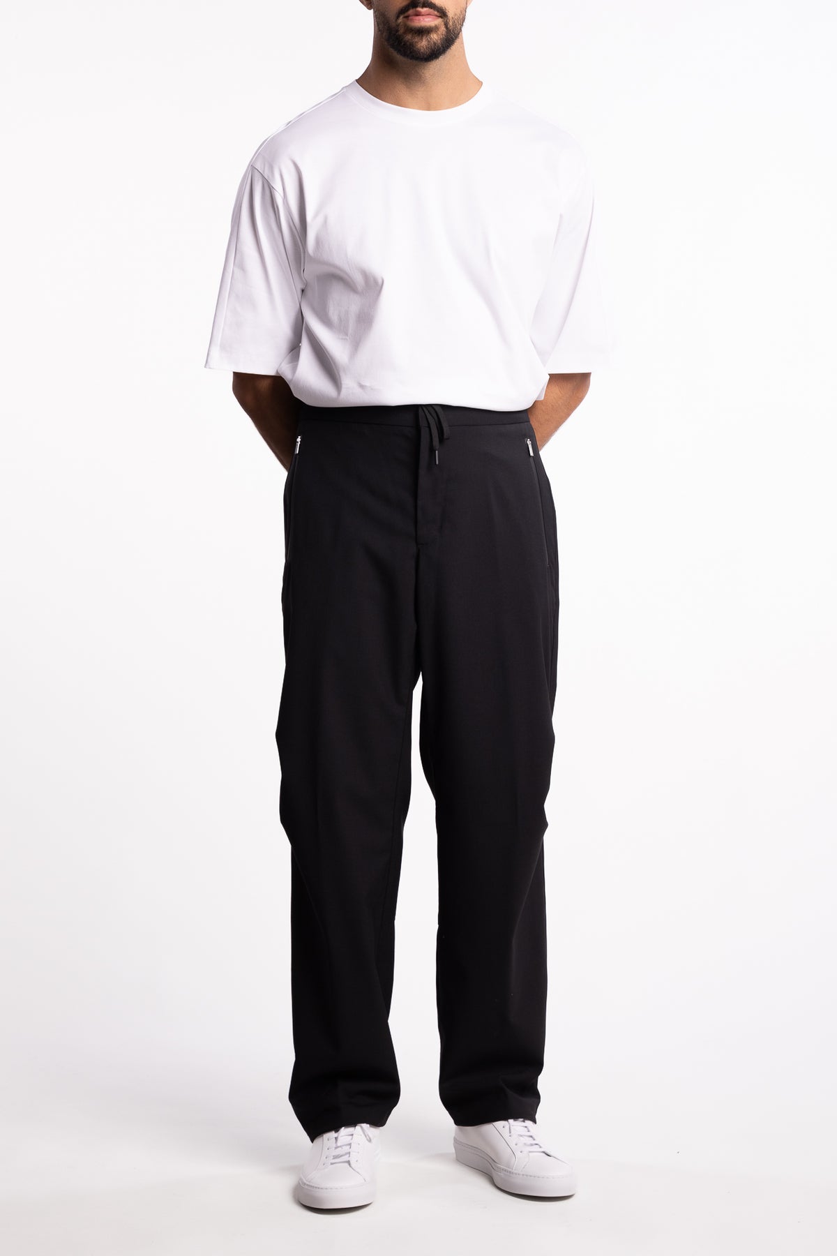Laminar Woven Pants Nero