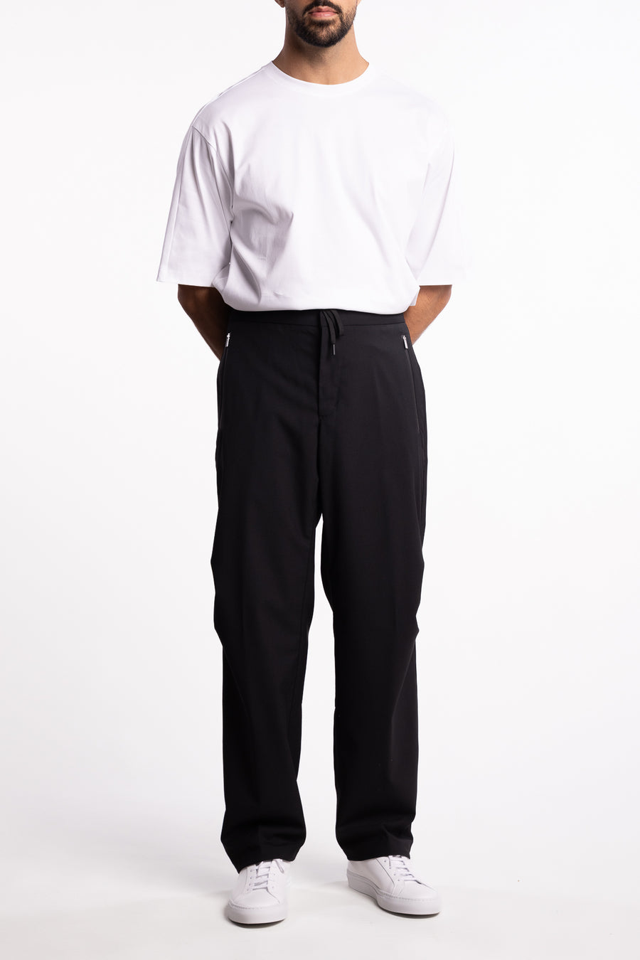 Laminar Woven Pants Nero