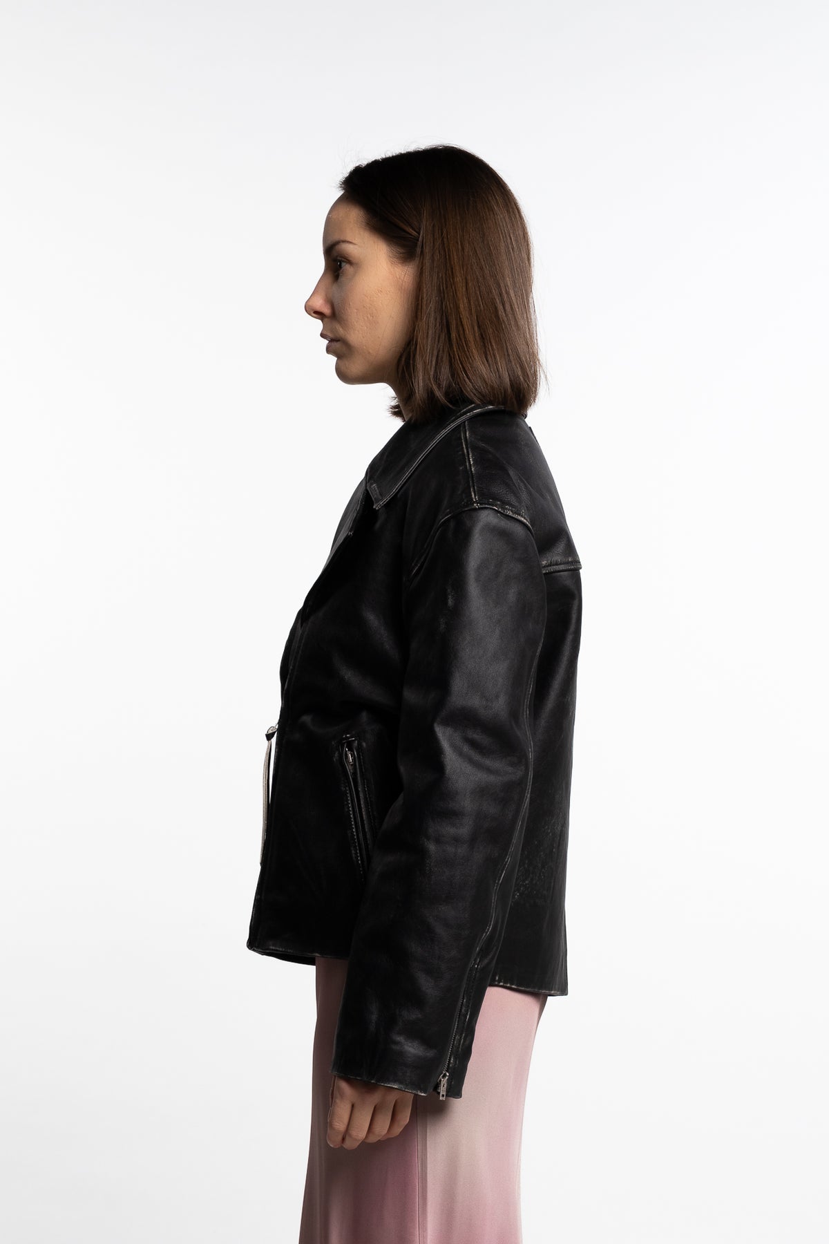 Leather Jacket- Black