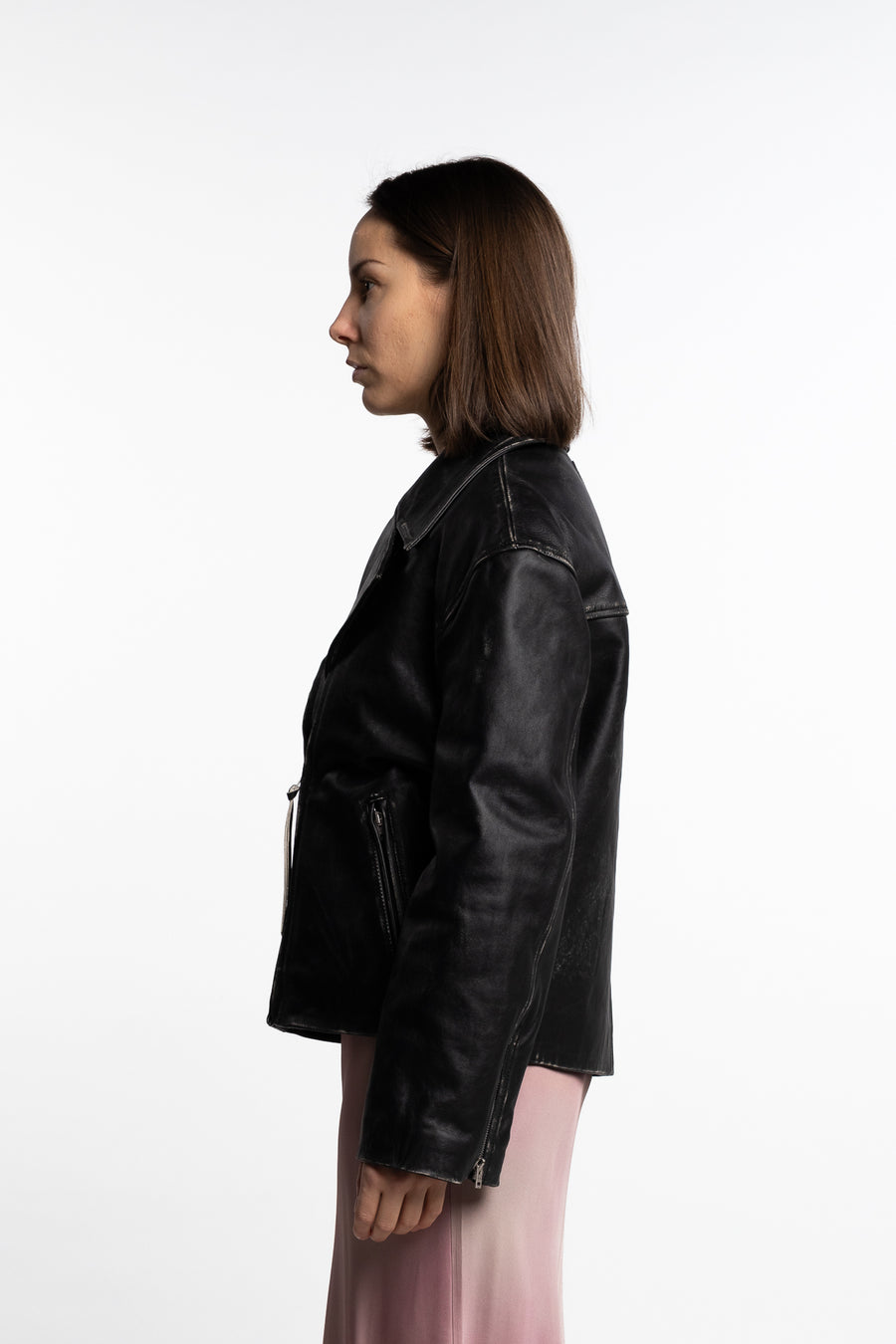 Leather Jacket- Black