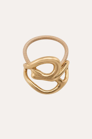 Flow Hair Tie Beige