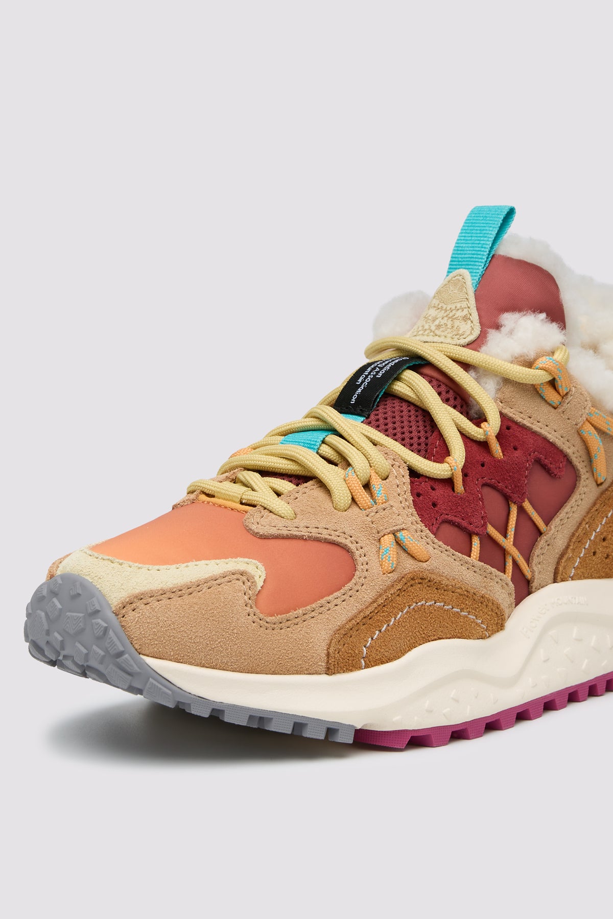 Flower Mountain Yambushi Woman Orange/Cognac/Warm Orange - detalj tå