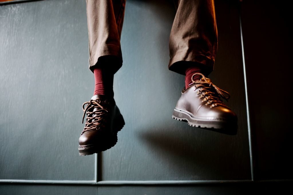 Allo Leather Brown modellbilde