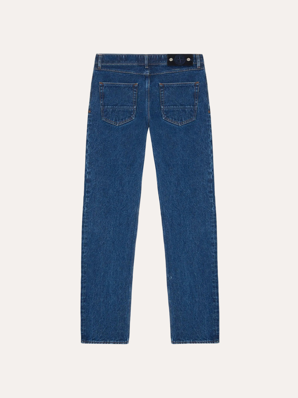 J100005 Straight Indigo Denim Grainy Wash