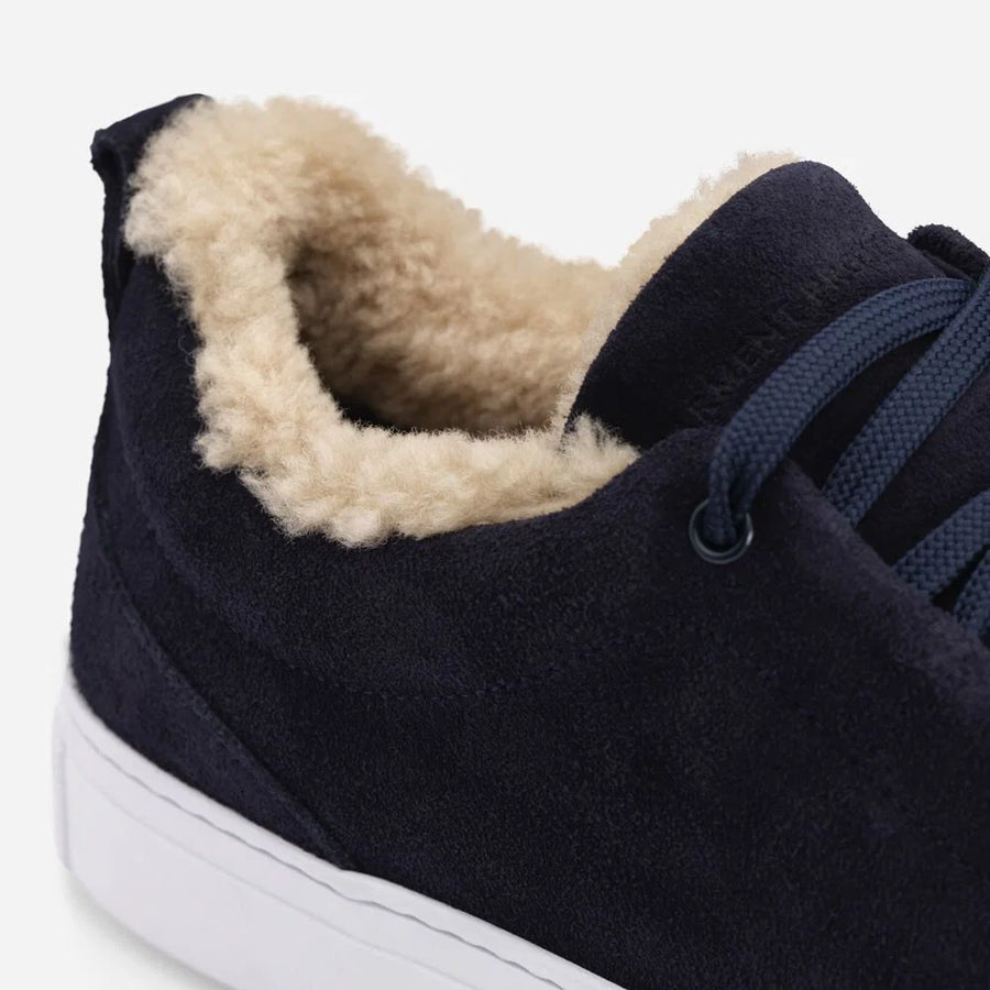 Garment Project Leo Navy Suede - par forfra