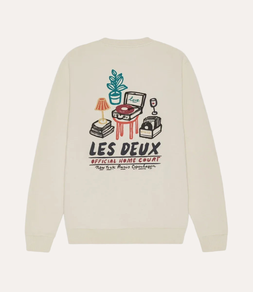 Record Sweatshirt Ivory – Les Deux