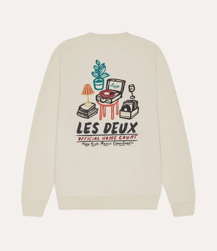 Record Sweatshirt Ivory – Les Deux