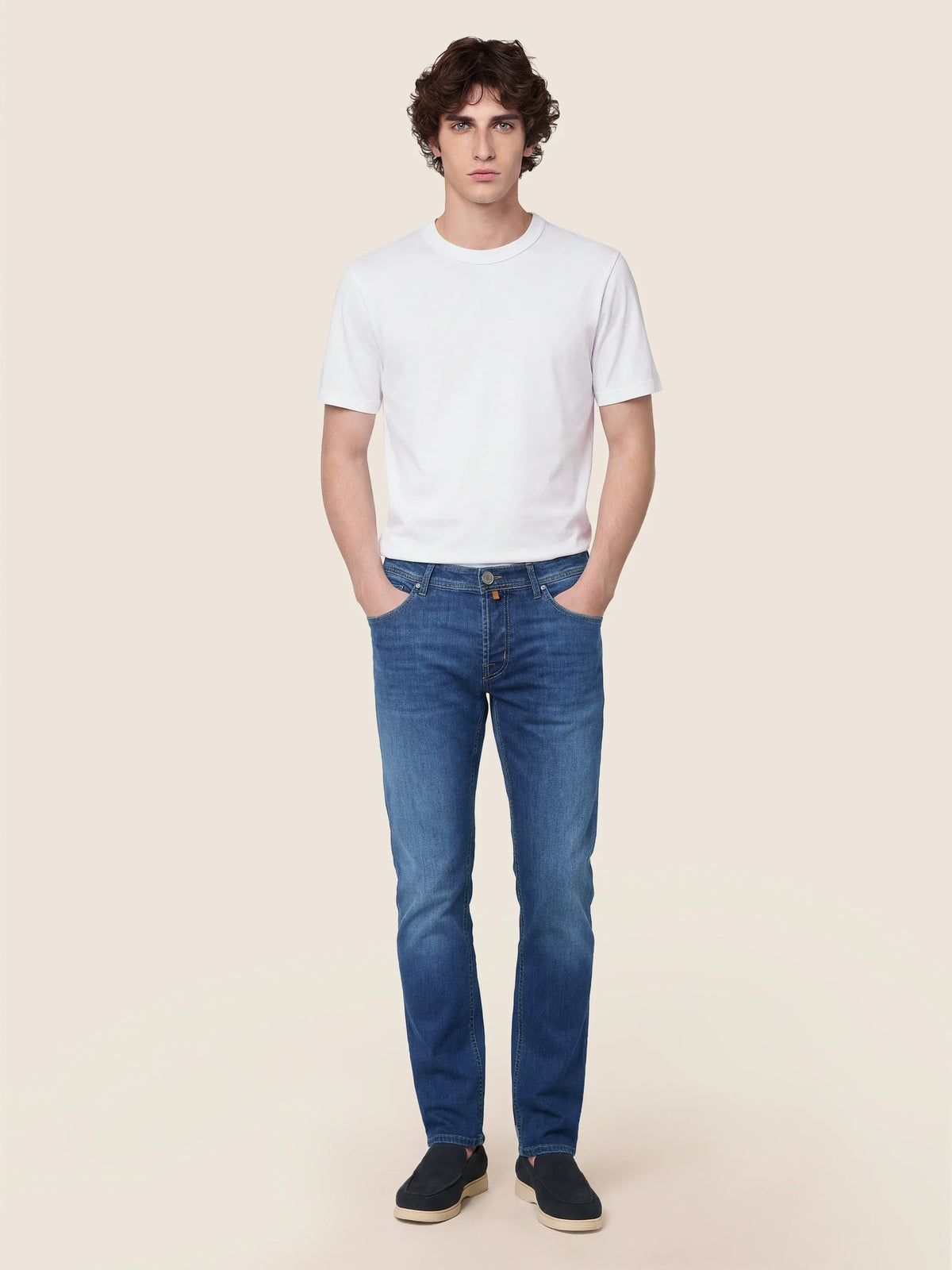 Nick Slim Fit Jeans Medium Blue