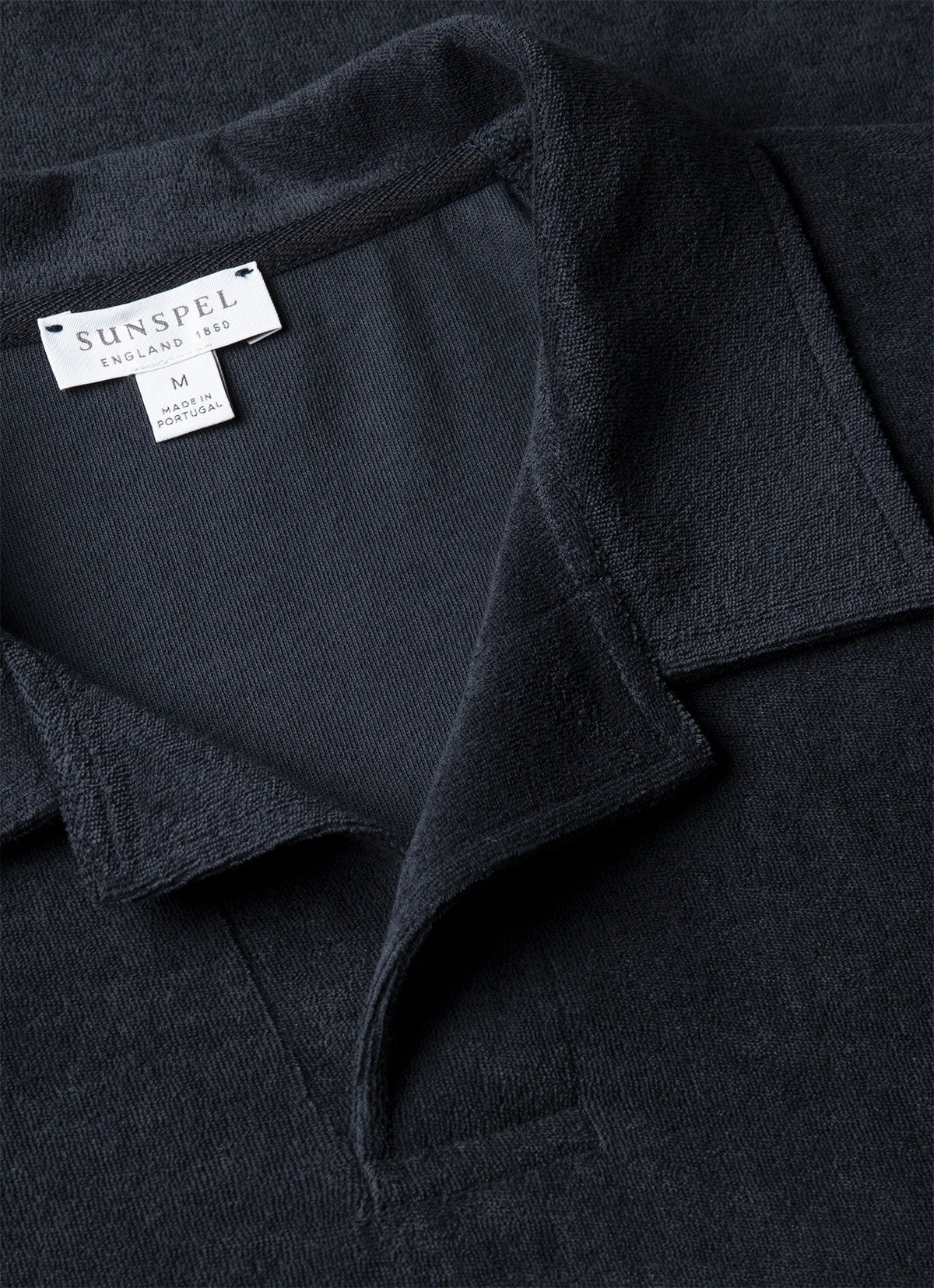 SS Towelling Polo Shirt Navy