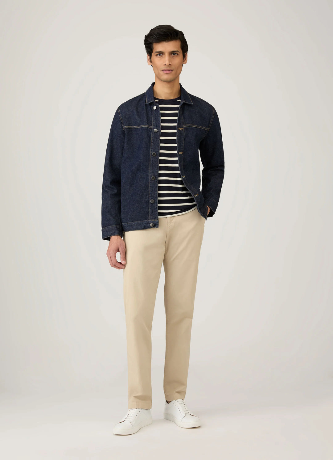 Classic T-Shirt Navy/Ecru