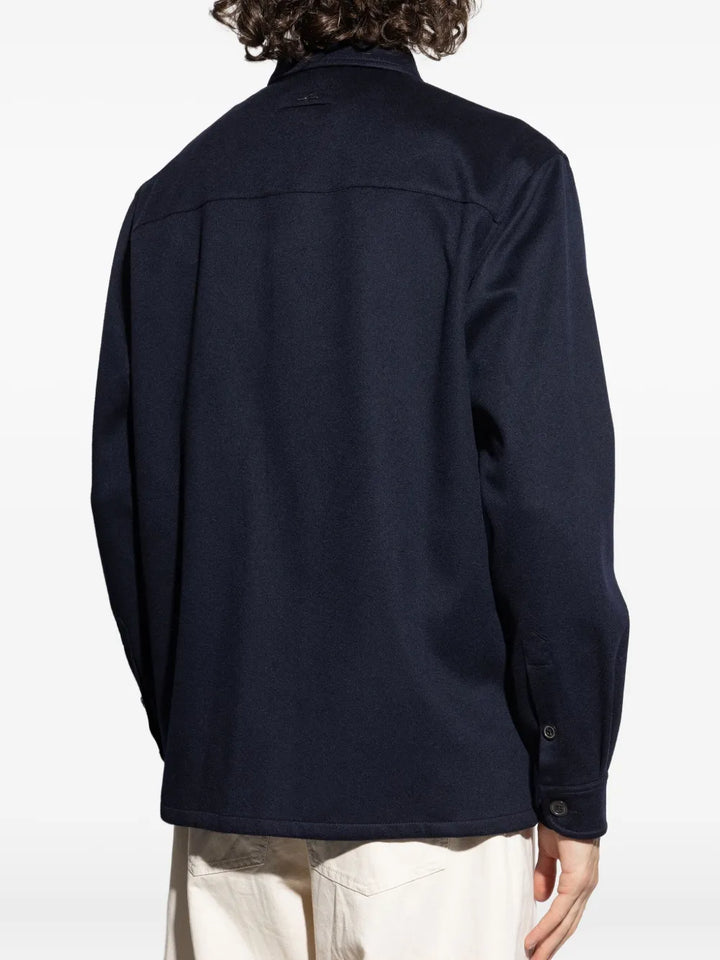 Cashmere Overshirt Navy