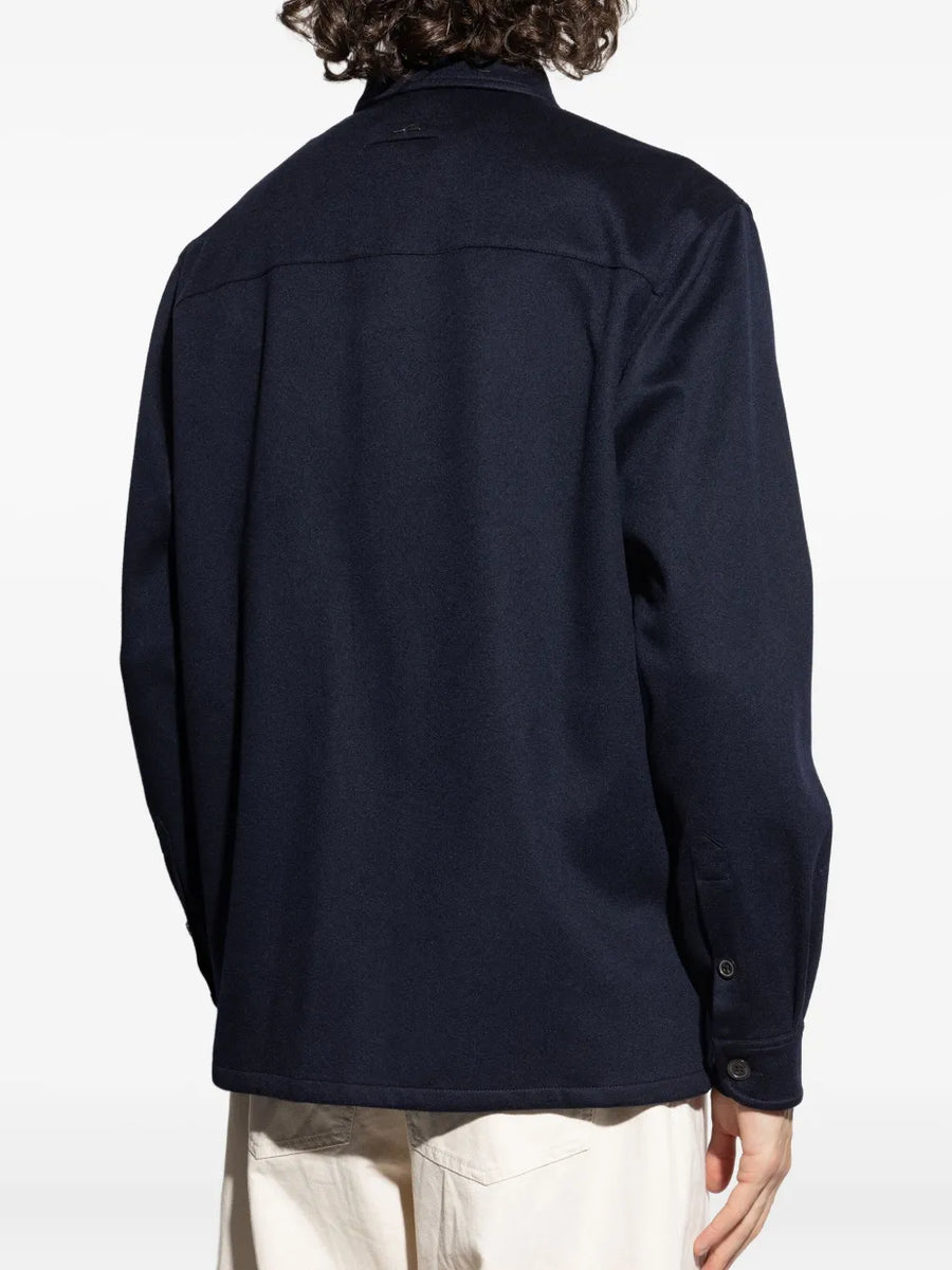 Cashmere Overshirt Navy