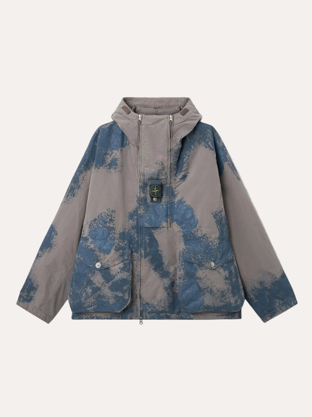 Q100031 Hand Painted David Light-Tc Short Parka - packshot