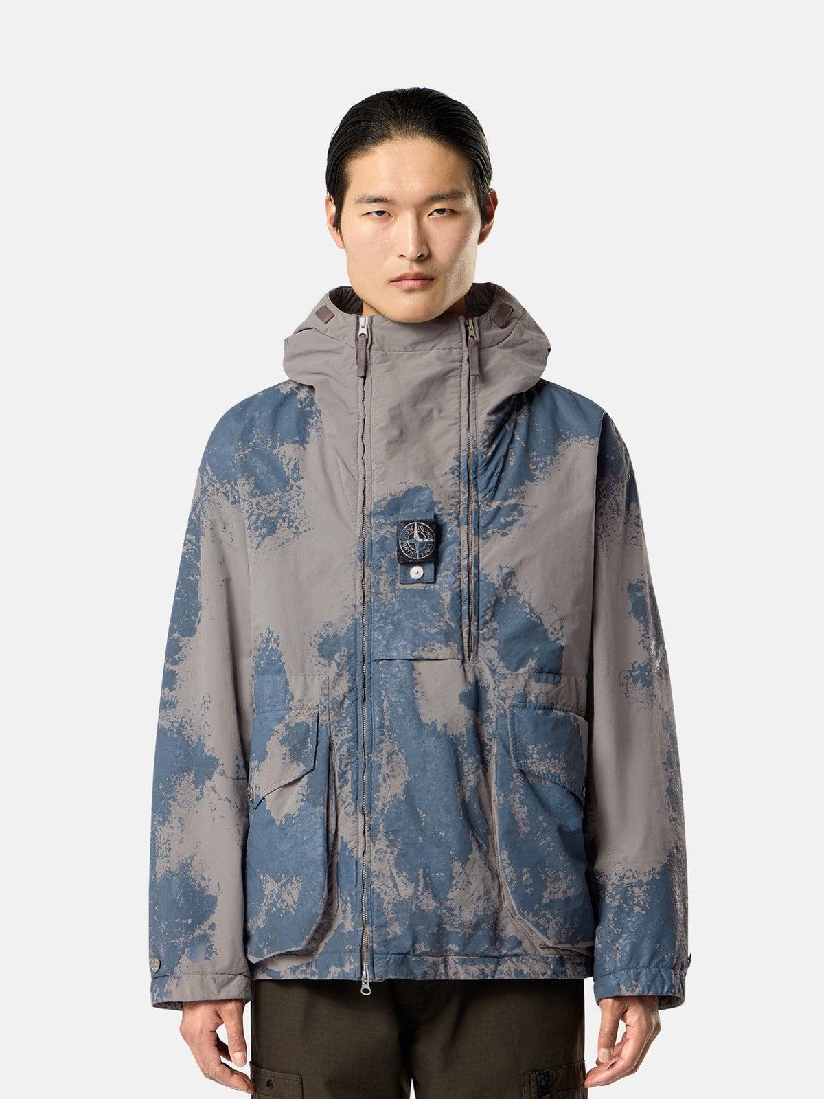 Q100031 Hand Painted David Light-Tc Short Parka - modellbilde