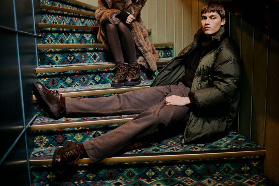 Allo Leather Brown modellbilde