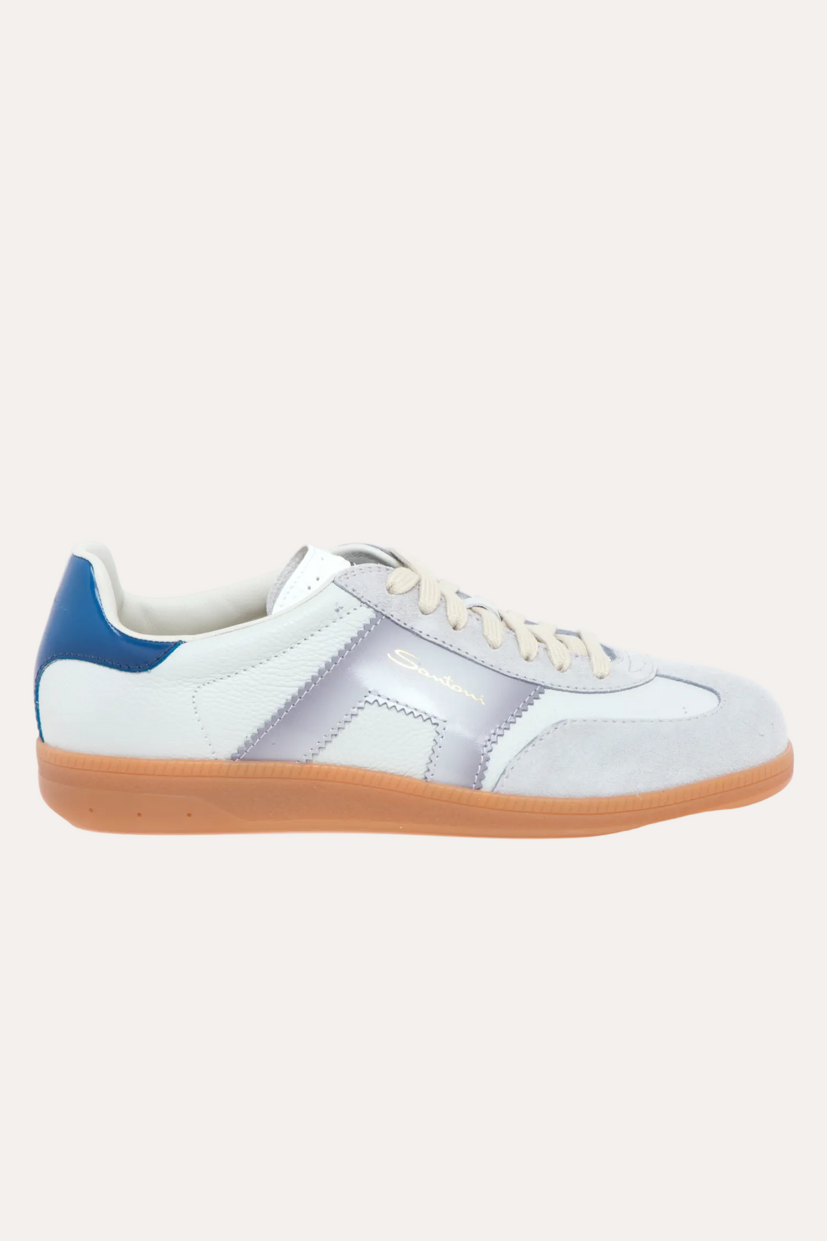 DBS Olympic Leather Sneaker White/Grey/Blue