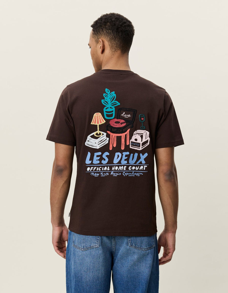 Record T-Shirt Molé Brown – Les Deux