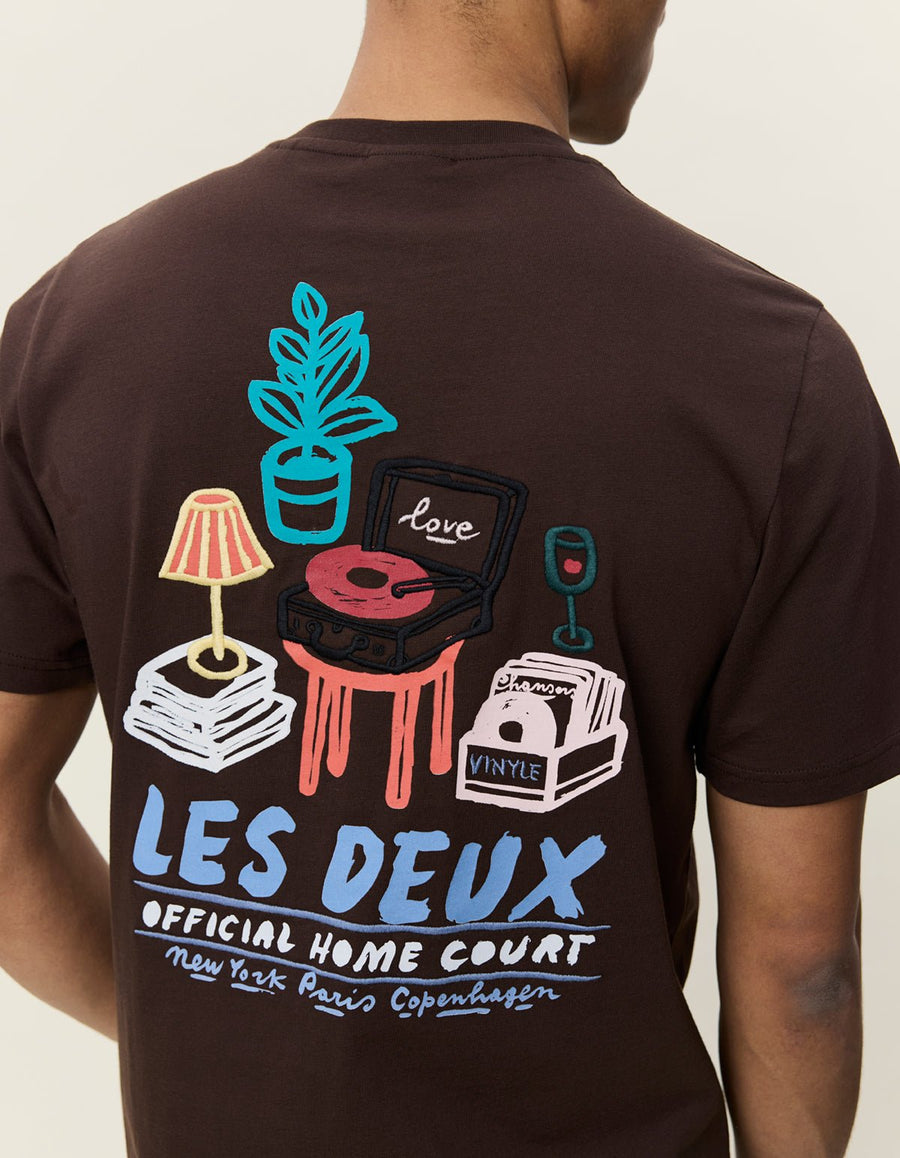 Record T-Shirt Molé Brown – Les Deux