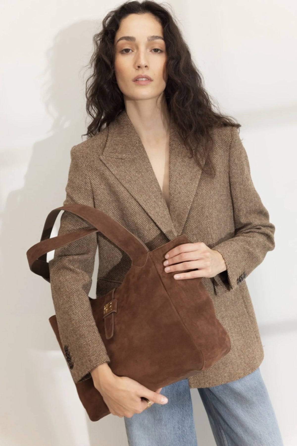 Lucille Tote Bag Large Cognac - Camilla Pihl