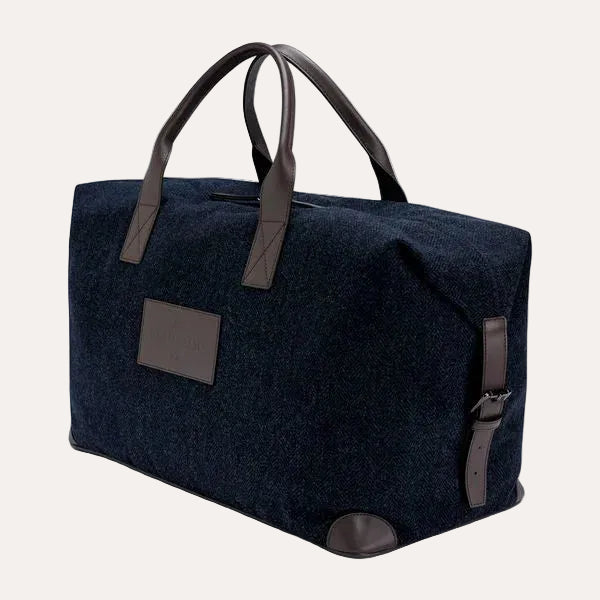 Borsa Bag Herringbone Navy