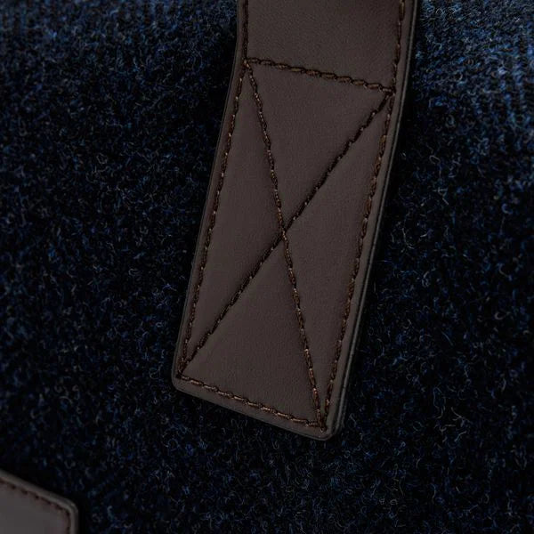 Borsa Bag Herringbone Navy detalj