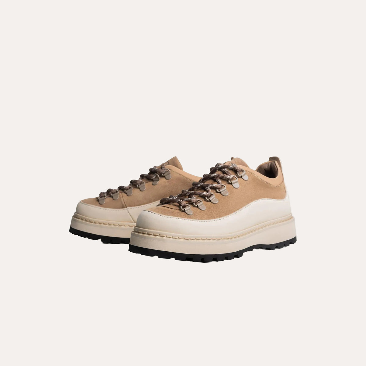Allo Cap Suede Taupe Linen