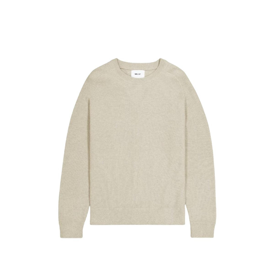 Kevin Cotton Sweater Khaki Beige-Genser-Bogartstore
