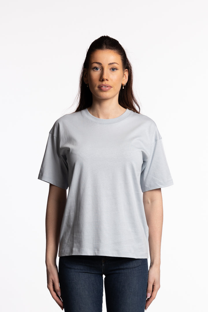 Loose Fit Tee- Dove Blue
