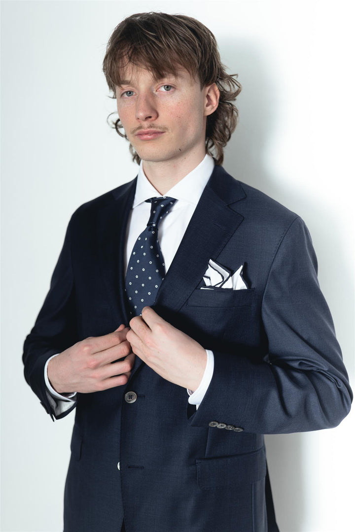New Sienna Blazer Dark Blue Melange-Blazer-Bogartstore