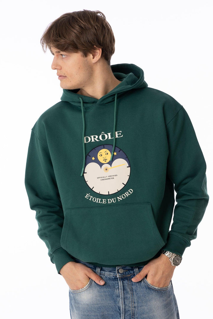 Le Hoodie Étoile du Nord Forest Green-Genser-Bogartstore