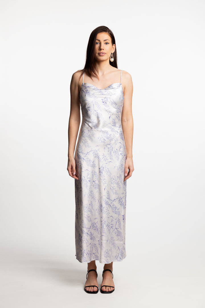 Eila Print Dress- Lilac mix