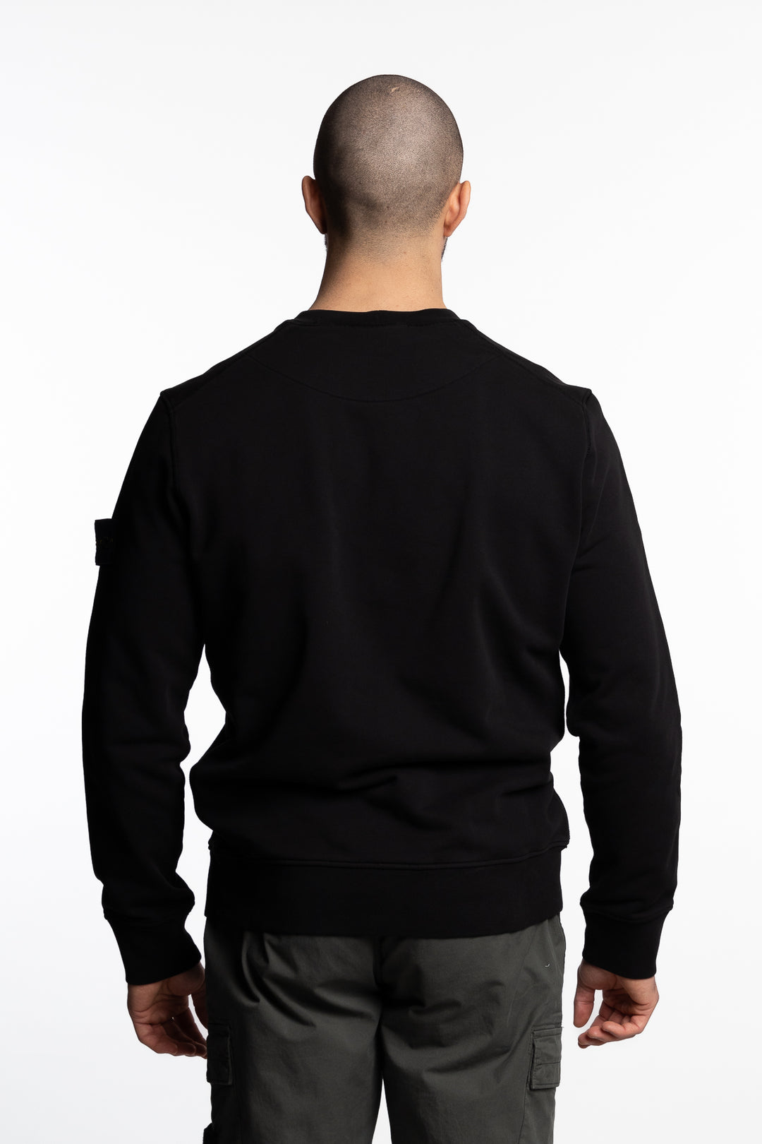Garment Dyed Crewneck Sweatshirt Black