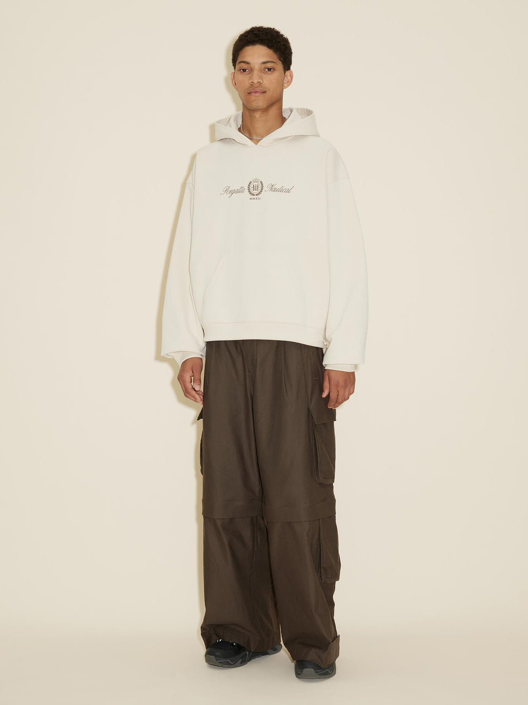 M. Tide Logos Hoodie ecru-Genser-Bogartstore