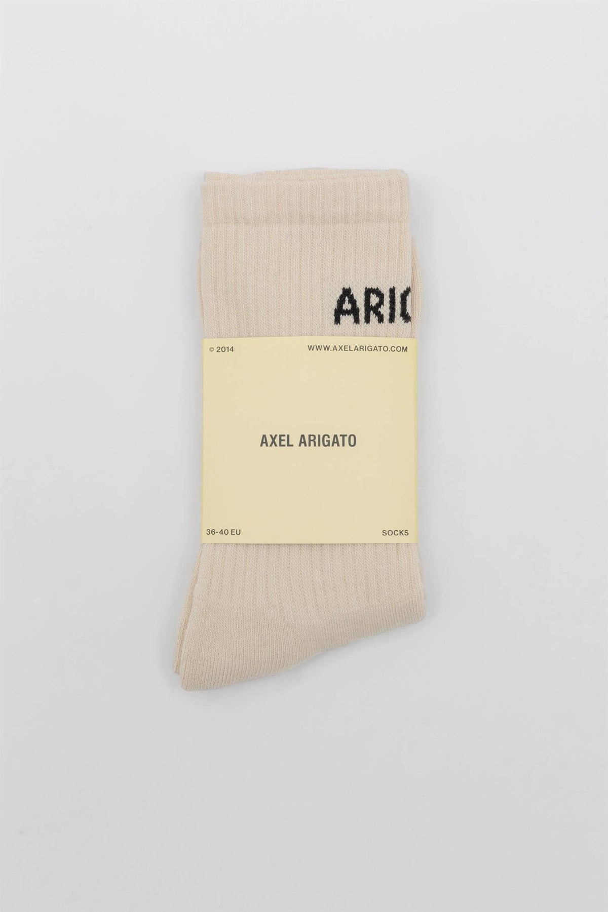 Arigato Logo Tube Socks 41-45 Beige