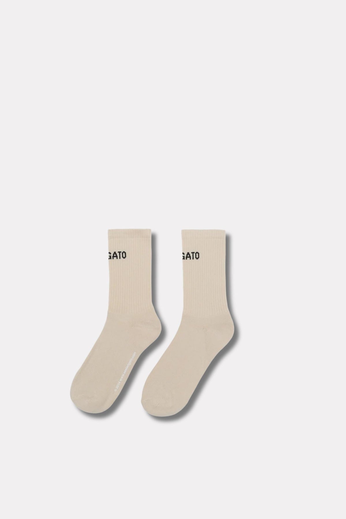 Arigato Logo Tube Socks 41-45 Beige