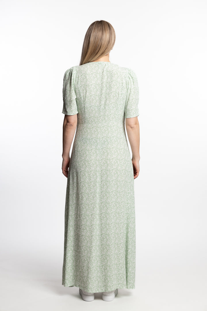 Ellen Long Dress- Green Shades