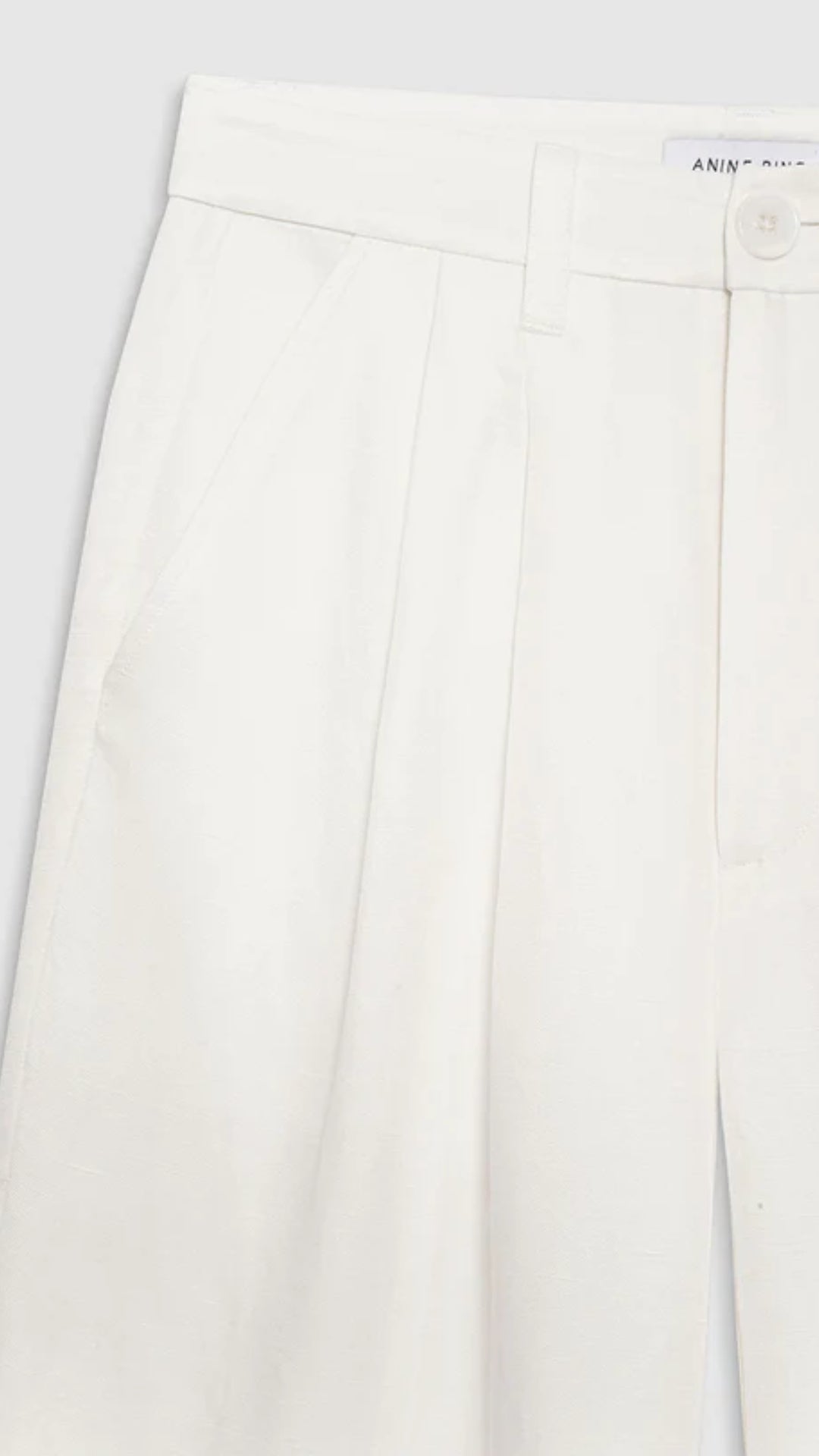 Carrie Pant- White linen