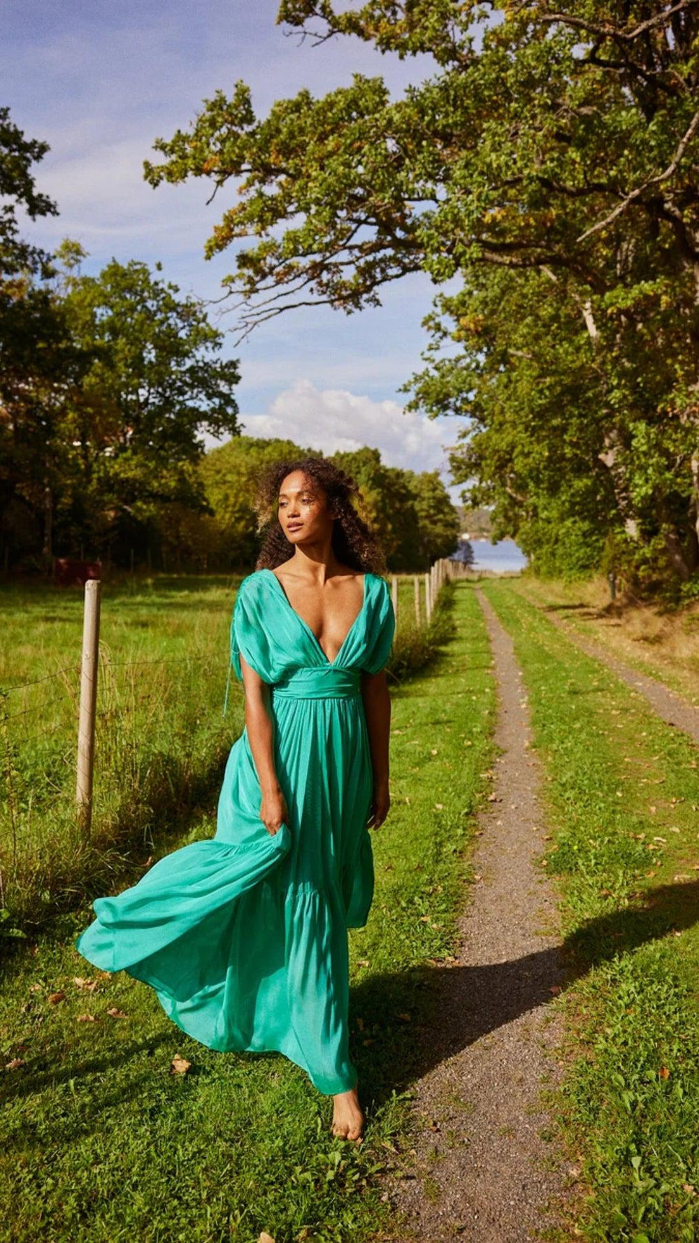 Kali dress Emerald-ella&il-Bogartstore