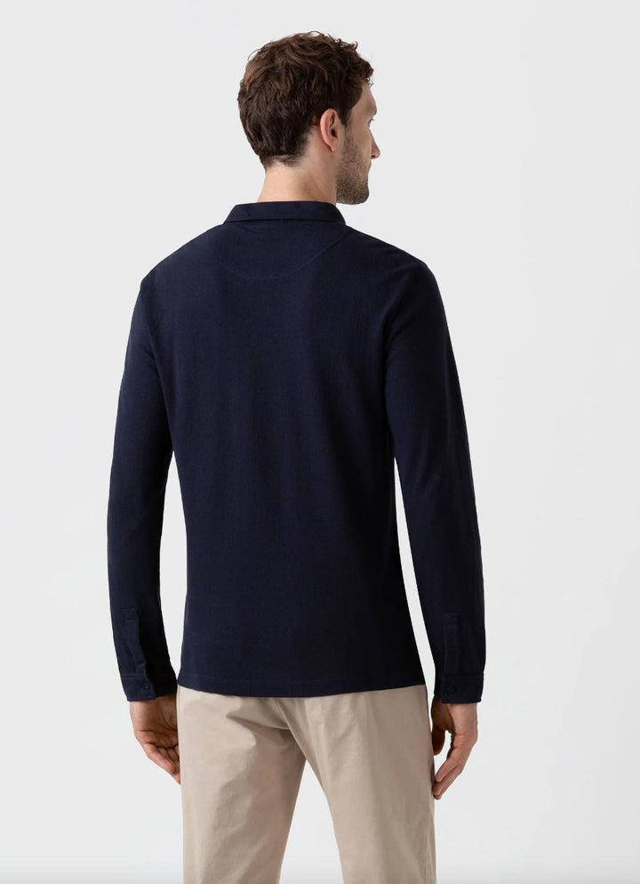 Riviera Long Sleeve Polo Shirt-T-skjorte-Bogartstore