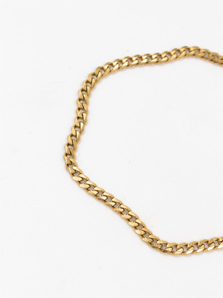 Petite Cuban Chain Gold - 46 cm