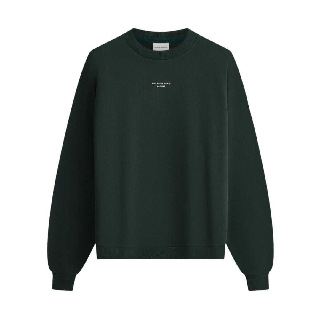 Le Sweatshirt Classique NFPM Dark Green-Genser-Bogartstore