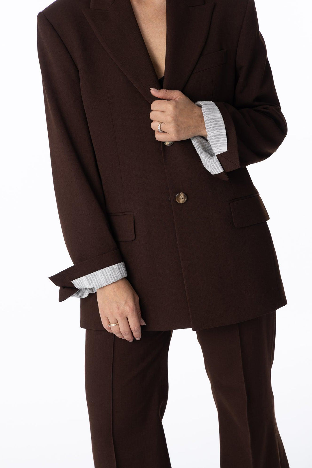 Single- Breasted Suit Jacket-Blazer-Bogartstore