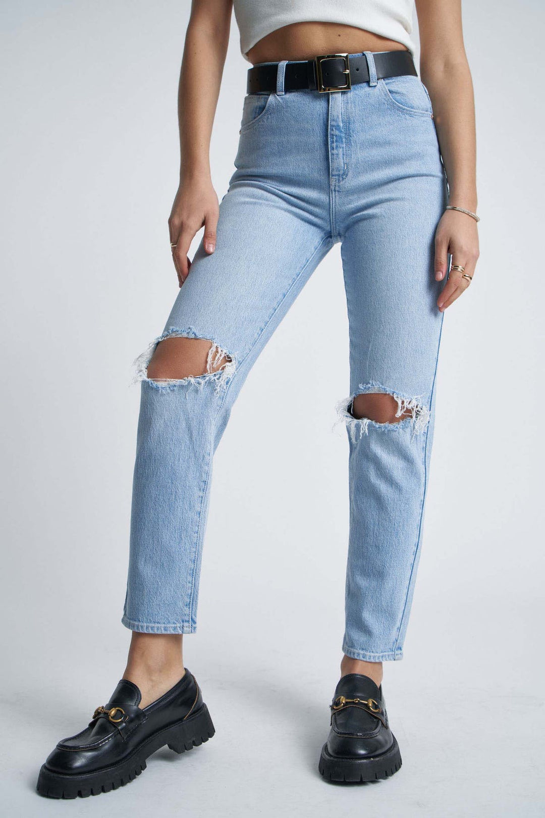 A '94 High Slim Gina Rip-Abrand Jeans-Bogartstore