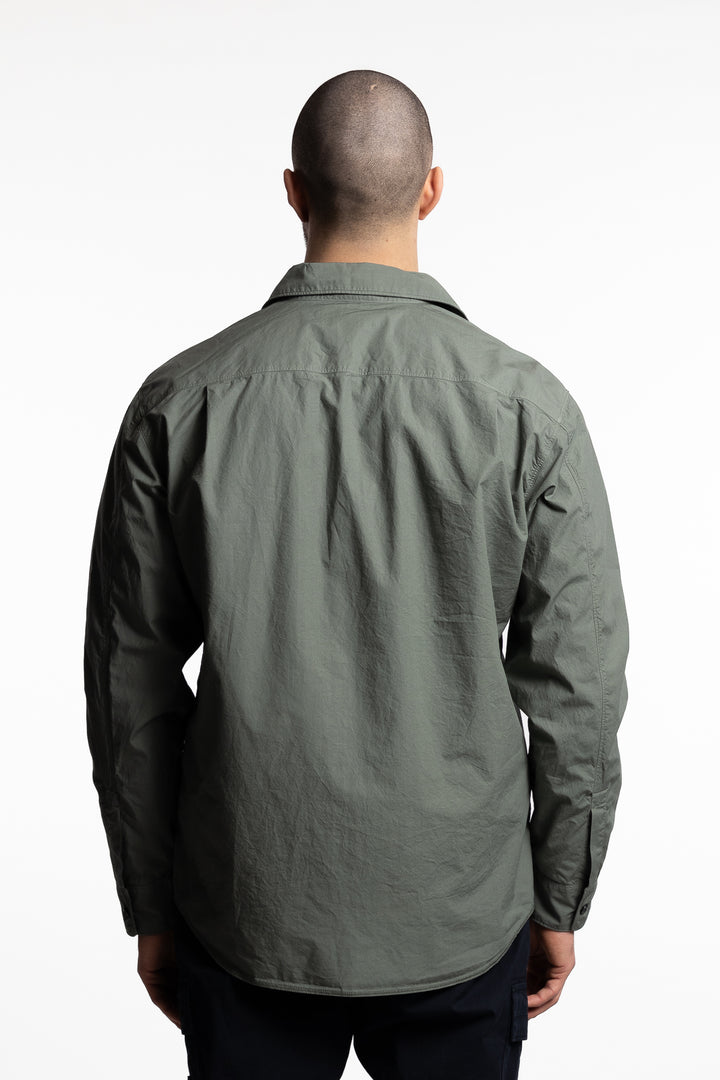 Long-Sleeve Shirt Comfort Fit Green