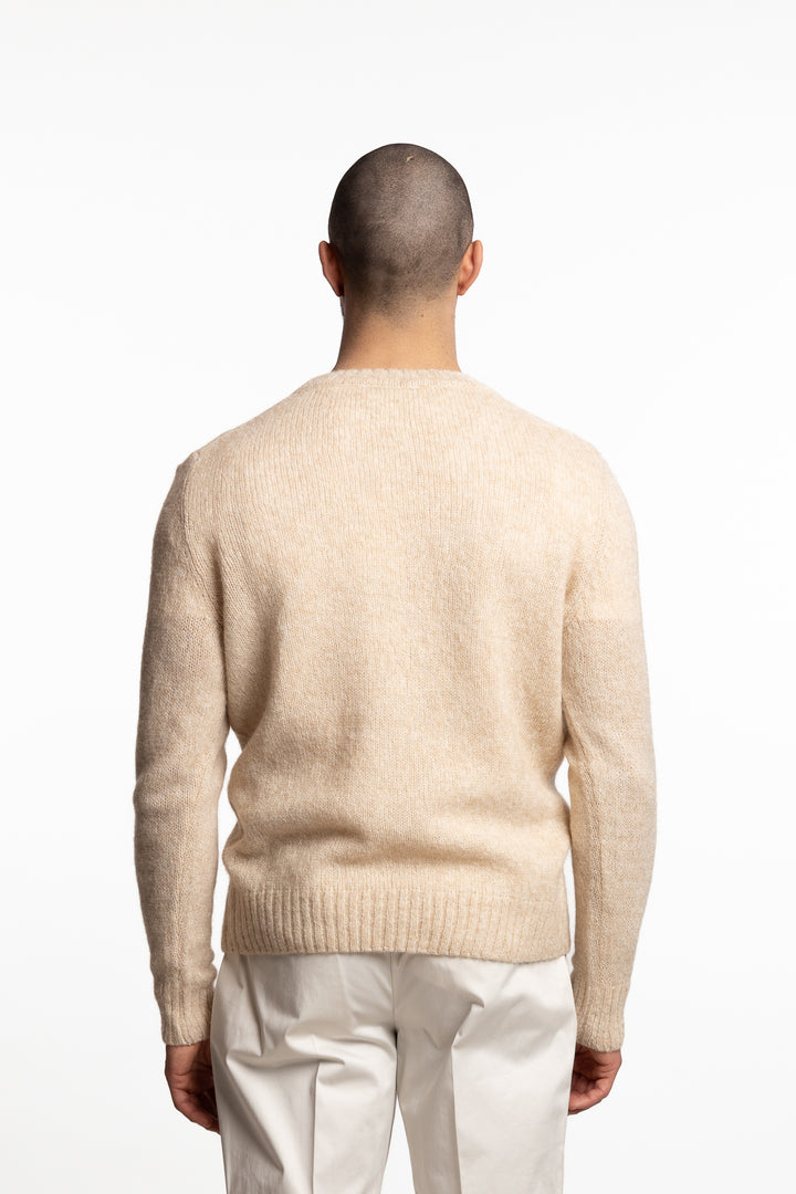 Knitted Alpaca Sweater Beige